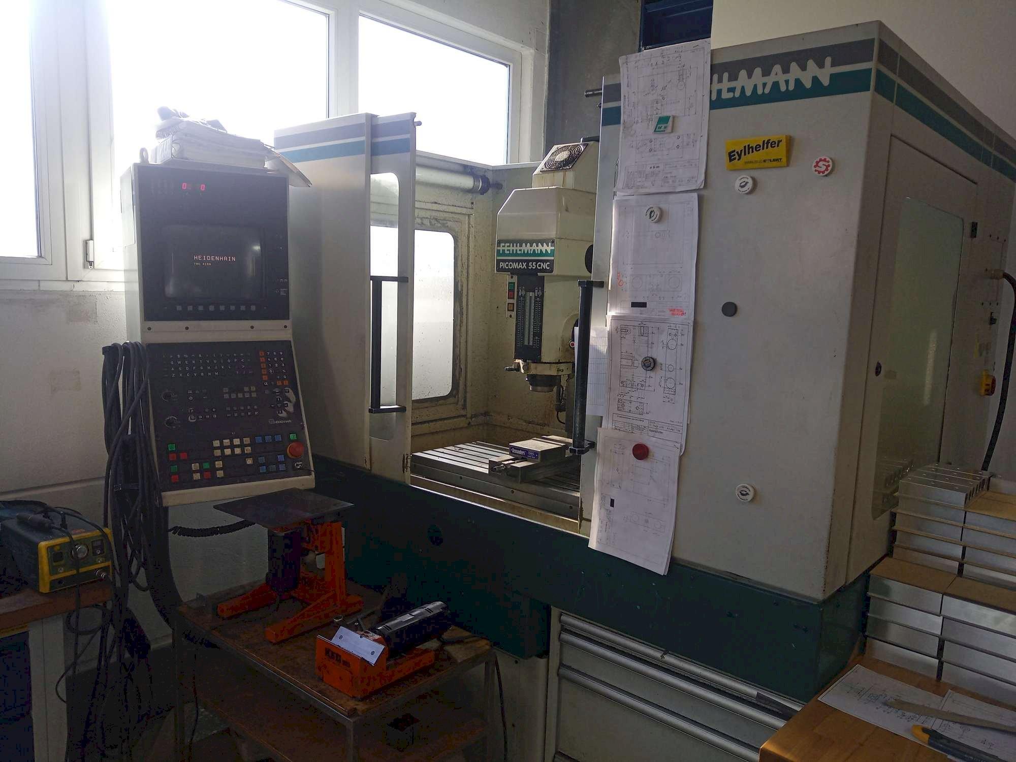 Prikaz  stroja FEHLMANN Picomax 55 CNC  sprijeda