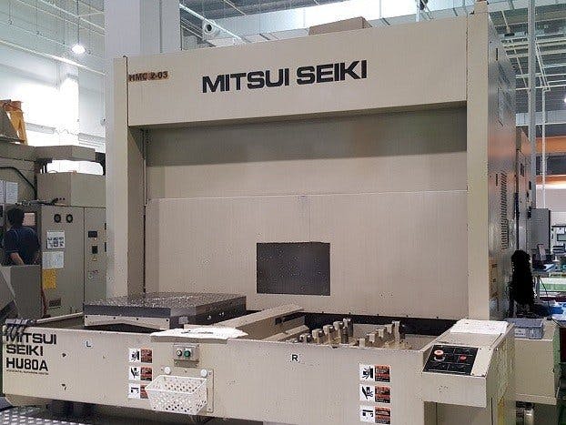 Prikaz  stroja Mitsui Seiki HU80A  sprijeda