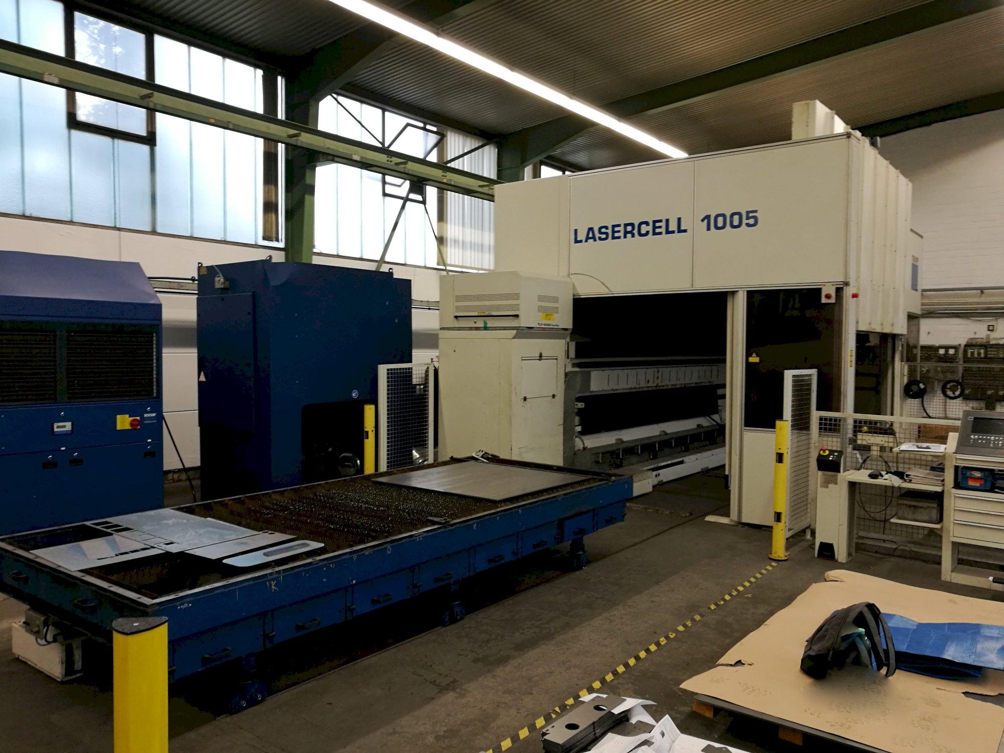 Prikaz stroja Trumpf Lasercell TLC 1005 slijeva