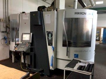 Prikaz  stroja MIKRON HSM 600U Prodmod  sprijeda